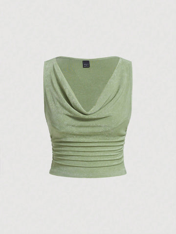 Ruched Bodycon Tank Top