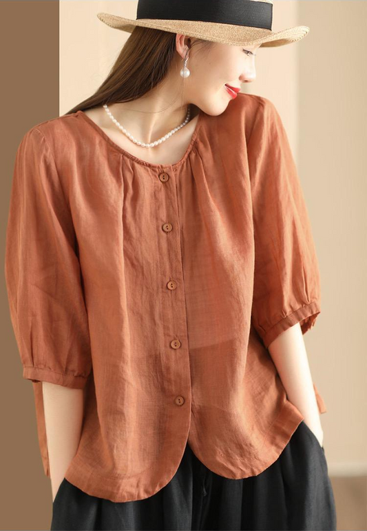 Elegant Flow Casual Grace Top