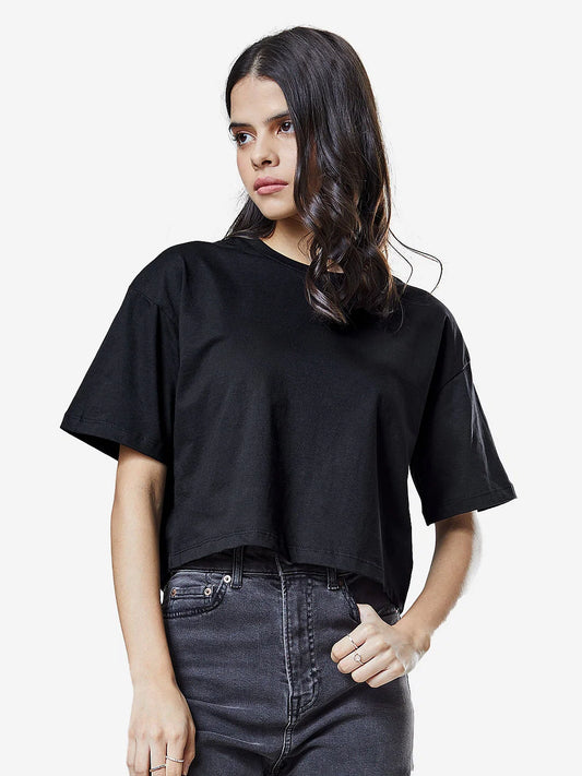 Black Snow Mercerised Cotton T-shirt