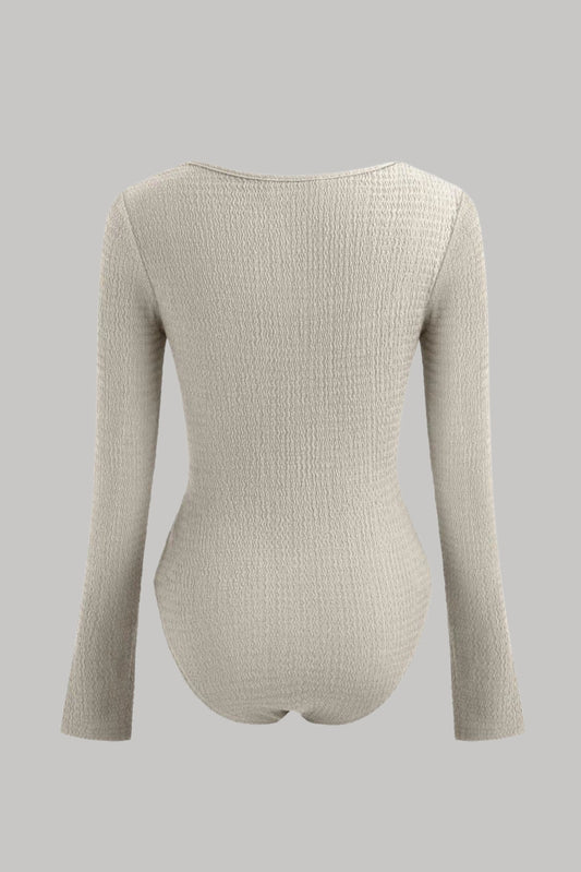 Long Sleeve Square Neck Bodysuit