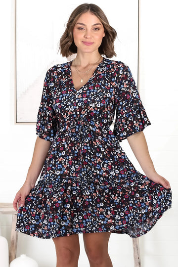 Ditsy Floral Mini Dress