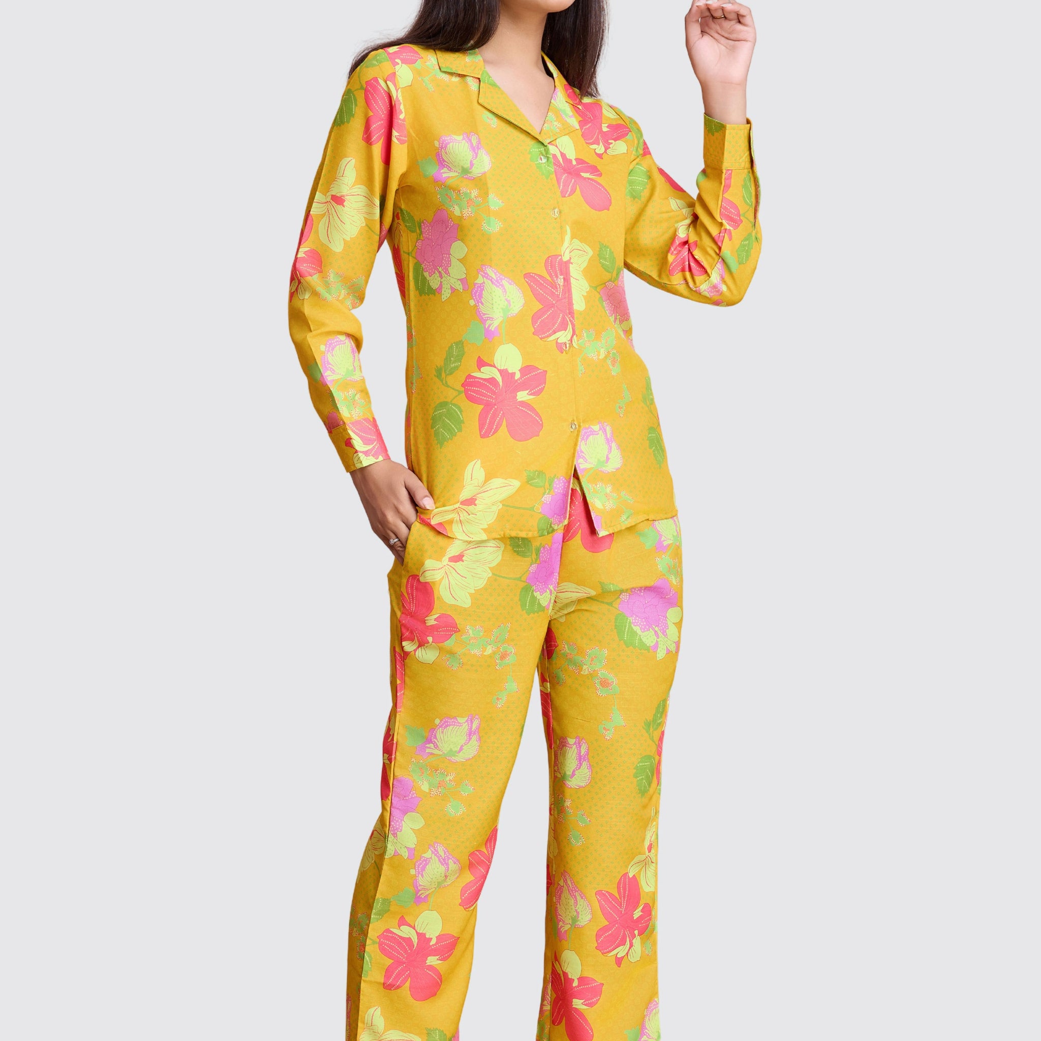 Sunshine Floral BloomCo-Ord Set