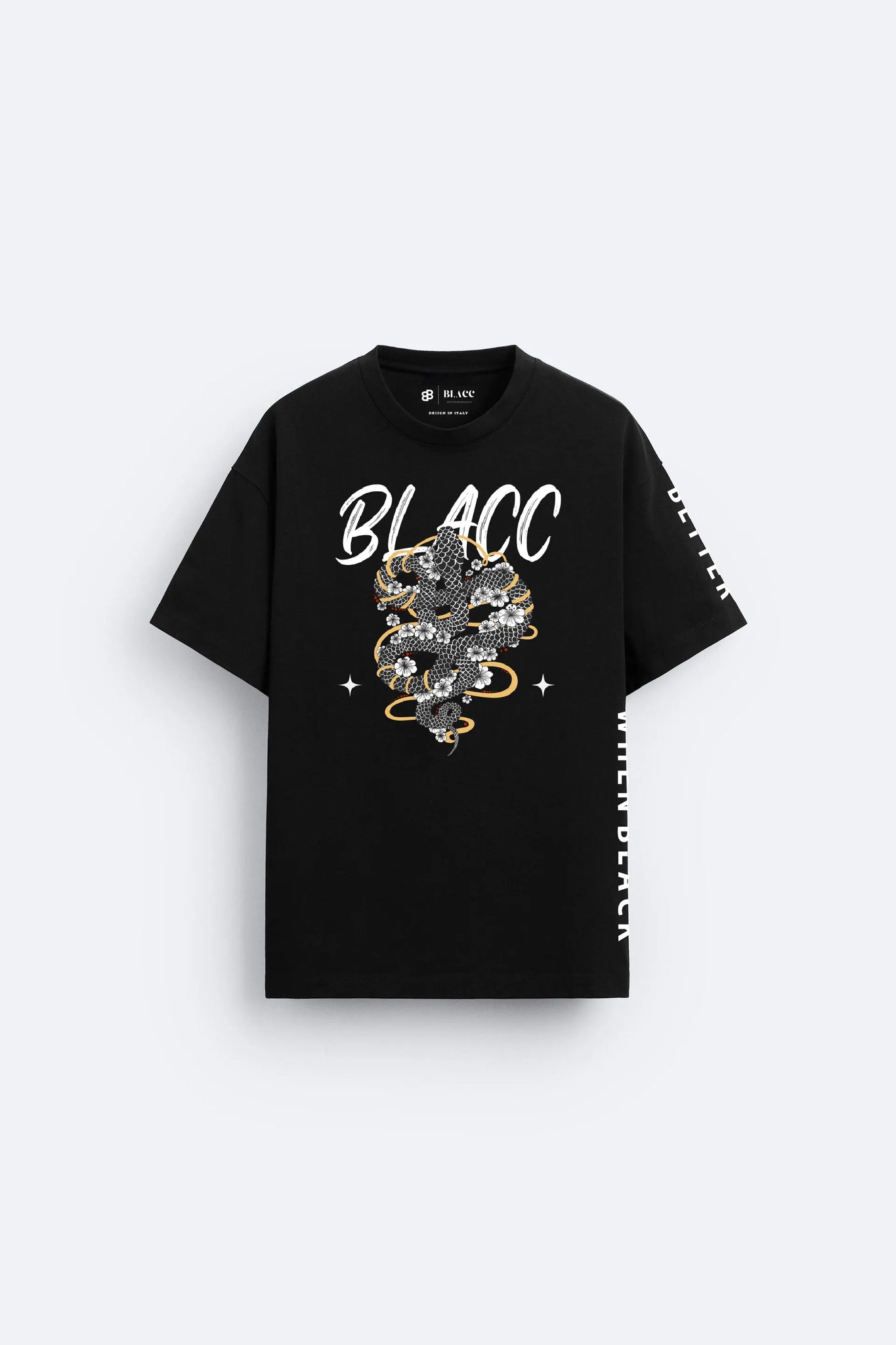 Blacc Python Tee with BB